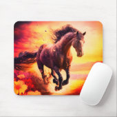 Tapis De Souris Cheval Art (Avec souris)