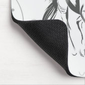 Tapis De Souris Cheval baroque Mousepad (Coin)
