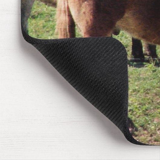 Tapis De Souris Cheval belge et bétail laitier (Coin)
