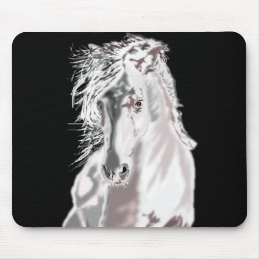 Tapis De Souris Cheval blanc (Devant)