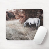 Tapis De Souris Cheval blanc (Avec souris)
