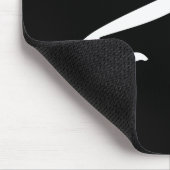 Tapis De Souris Cheval blanc (château d'Uffington) - noir (Coin)