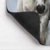 Tapis De Souris Cheval blanc inspirant (Coin)