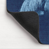 Tapis De Souris Cheval bleu (Coin)