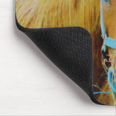 Tapis De Souris Cheval bleu Denim teinté (Coin)