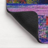 Tapis De Souris Cheval Brown en Grass violet (Coin)