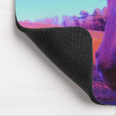 Tapis De Souris Cheval Brown et Coeur Rouge (Coin)