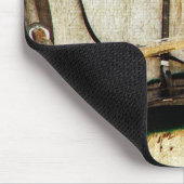 Tapis De Souris Cheval Buggy Amish Grey (Coin)