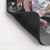 Tapis De Souris Cheval carrousel rose (Coin)