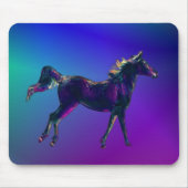 Tapis De Souris Cheval coloré Art équestre (Devant)