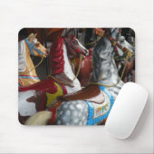 Tapis de souris Cheval de carrousel (Avec souris)