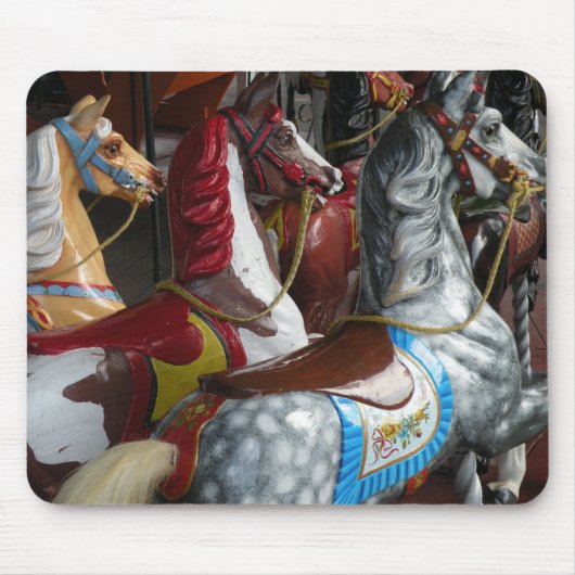 Tapis de souris Cheval de carrousel (Devant)