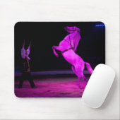 Tapis De Souris Cheval de cirque rose (Avec souris)