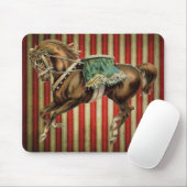 Tapis De Souris Cheval de cirque vintage (Avec souris)