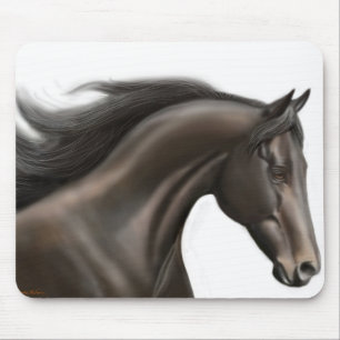 Tapis De Souris Cheval de course de pur sang Mousepad