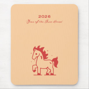 Tapis De Souris Cheval de Feu Mignon