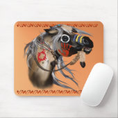 Tapis De Souris Cheval de guerre Mousepad (Avec souris)