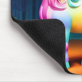 Tapis De Souris Cheval de licorne blanche-37474 (Coin)