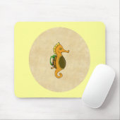 Tapis De Souris Cheval de mer Steampunk (Avec souris)
