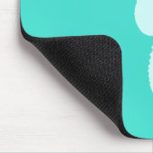 Tapis De Souris Cheval de mer Turquoise (Coin)