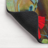 Tapis De Souris Cheval de Noël rétro (Coin)