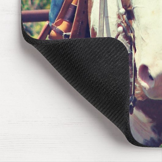 Tapis De Souris Cheval de peinture de l'Ouest (Coin)