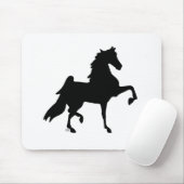 Tapis De Souris Cheval de Saddlebred d'Américain (Avec souris)