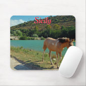 Tapis De Souris Cheval de Sicile (Avec souris)