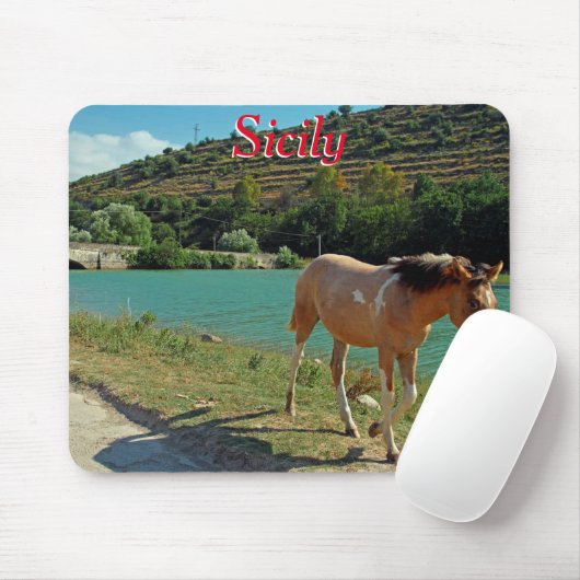 Tapis De Souris Cheval de Sicile (Avec souris)