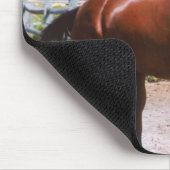 Tapis De Souris Cheval de Standardbred galopant Mousepad (Coin)