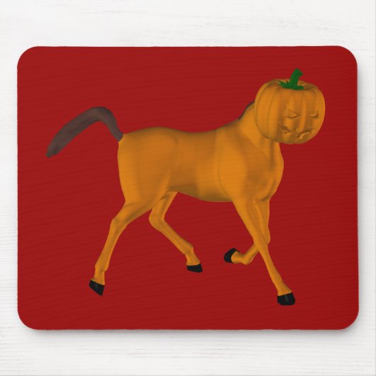 Tapis De Souris Cheval d'Halloween (Devant)