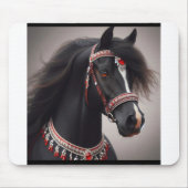 Tapis De Souris Cheval du spectacle Black Arabian (Devant)