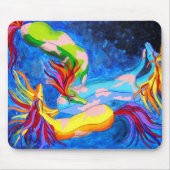 Tapis De Souris Cheval d'une couleur différente (Devant)