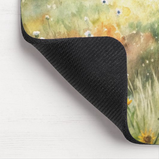 Tapis De Souris Cheval en champ (Coin)