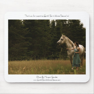 Tapis De Souris Cheval et femme d'esprit