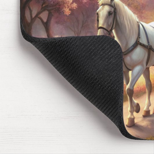 Tapis De Souris Cheval et Panier (Coin)