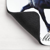 Tapis De Souris Cheval friésien, étalon, beauté noireMousepad (Coin)