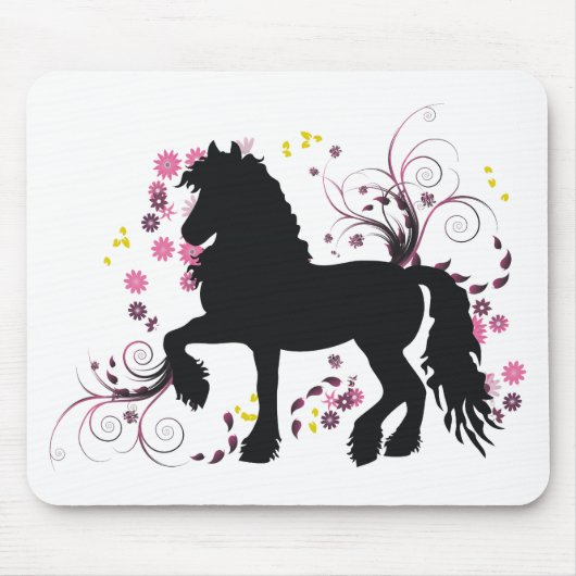 Tapis De Souris Cheval frison (Devant)