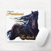 Tapis De Souris Cheval frison (Avec souris)