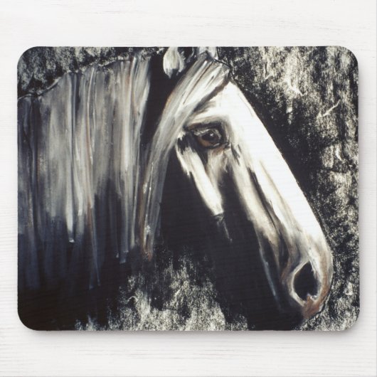 Tapis De Souris Cheval Gris (Devant)
