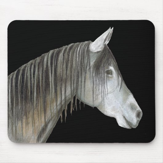 Tapis De Souris Cheval gris (Devant)