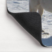 Tapis De Souris Cheval gris Mousepad (Coin)