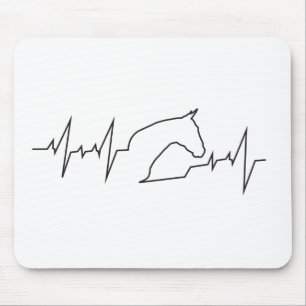 Tapis De Souris Cheval Heartbeat