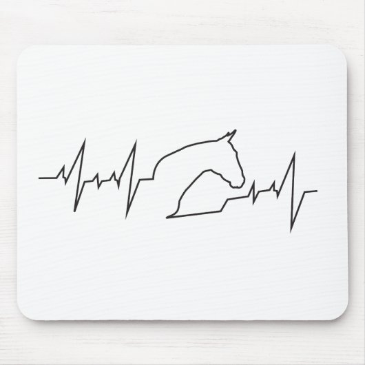 Tapis De Souris Cheval Heartbeat (Devant)