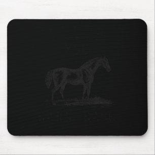 Tapis De Souris Cheval Je T'Aime À La Grange Et Les Filles Dos Hor