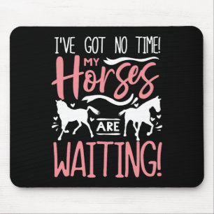 Tapis De Souris Cheval Lover Chemise Filles Horseck Don équestre W