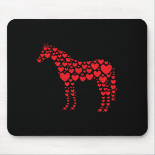 Tapis De Souris Cheval Lover Heart Cadeau Horseback Rider & Ri