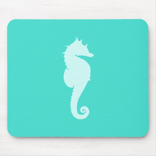 Tapis De Souris Cheval Marin Turquoise (Devant)