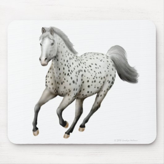 Tapis De Souris Cheval Mousepad d'Appaloosa de léopard (Devant)