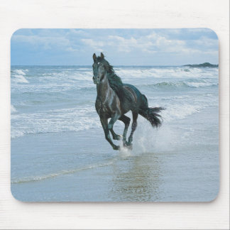 Tapis De Souris Cheval noir